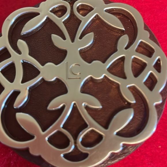 Rare Find- Vintage Liz Claiborne Business Class Brandy Leather Key Fob - Picture 4 of 6